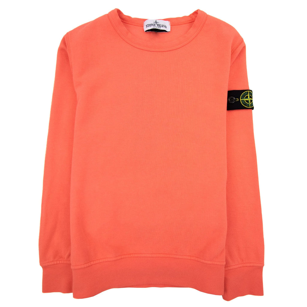 Stone Island Junior Sweatshirt Coral V0036