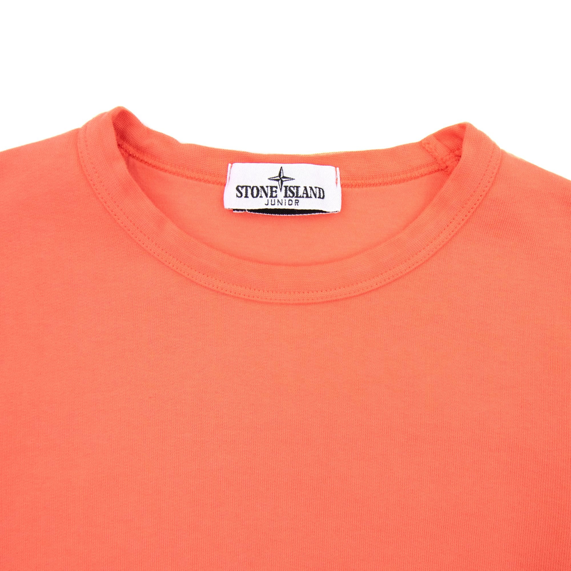 Stone Island Junior Sweatshirt Coral V0036