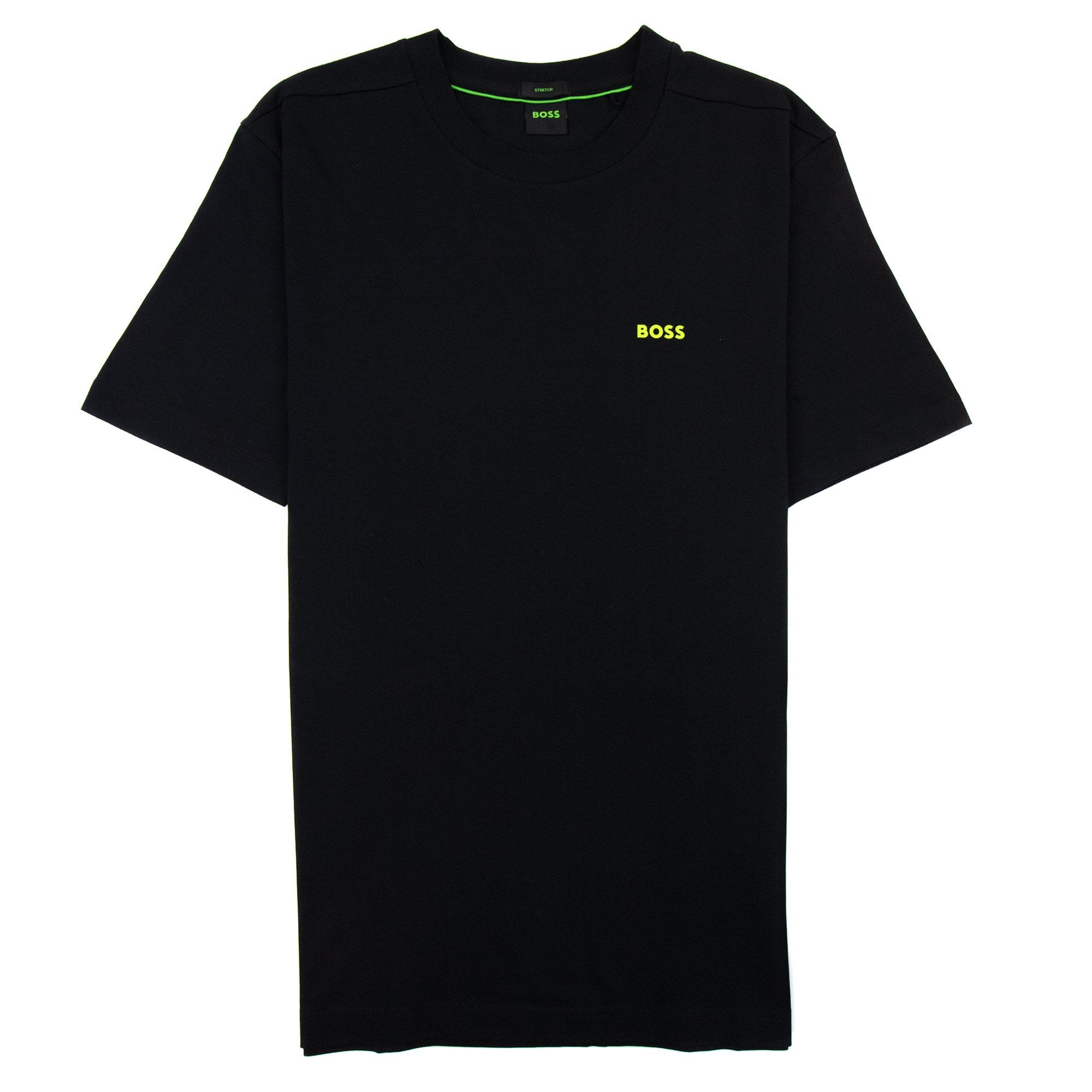 Hugo Boss Contrast Printed Logo Tee Black 003
