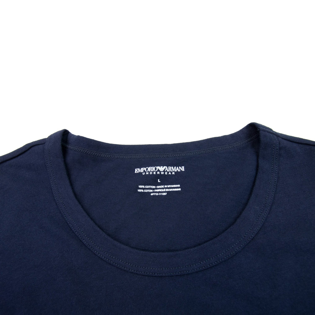 Emporio Armani Printed Logo S/s Tshirt Navy