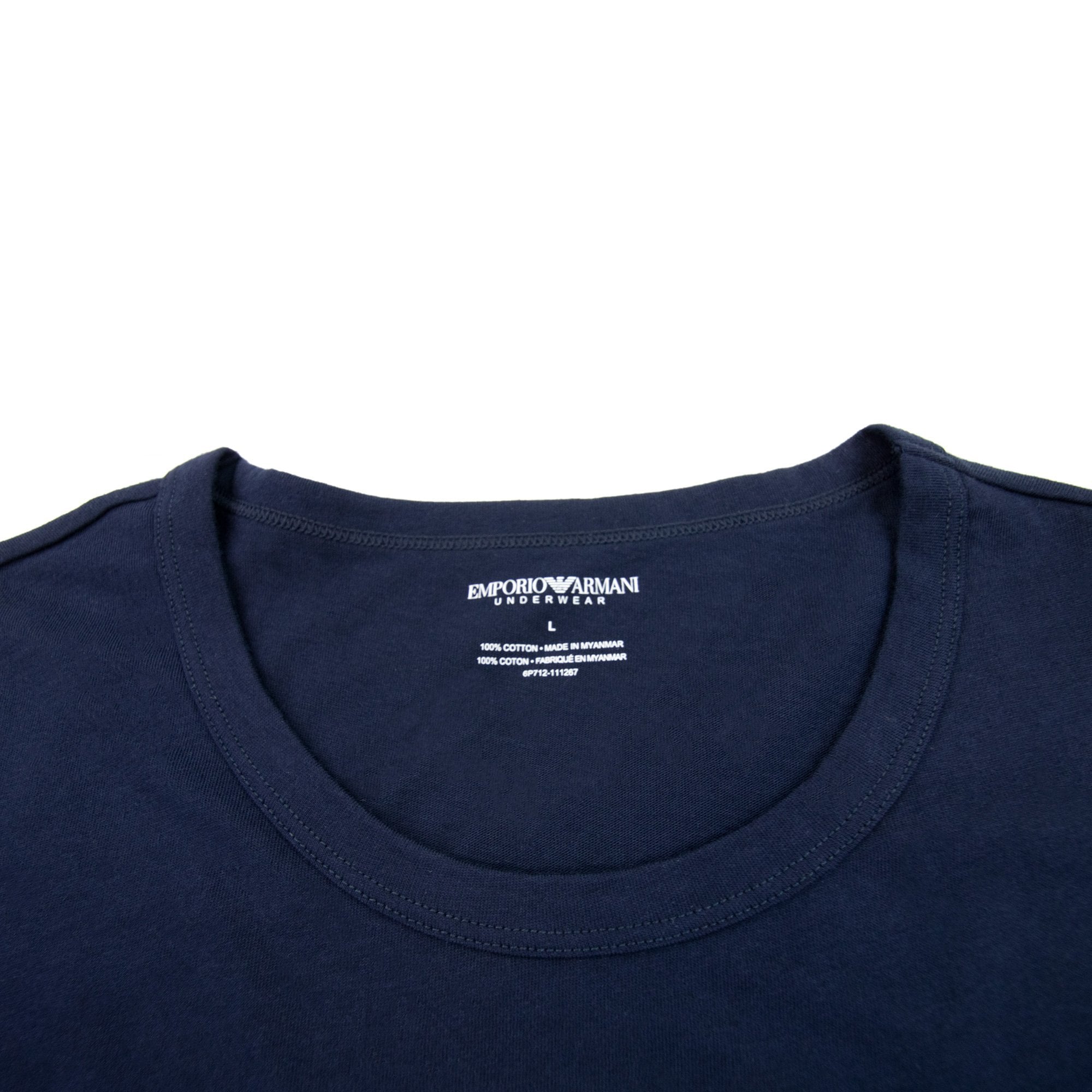 Emporio Armani Printed Logo S/s Tshirt Navy