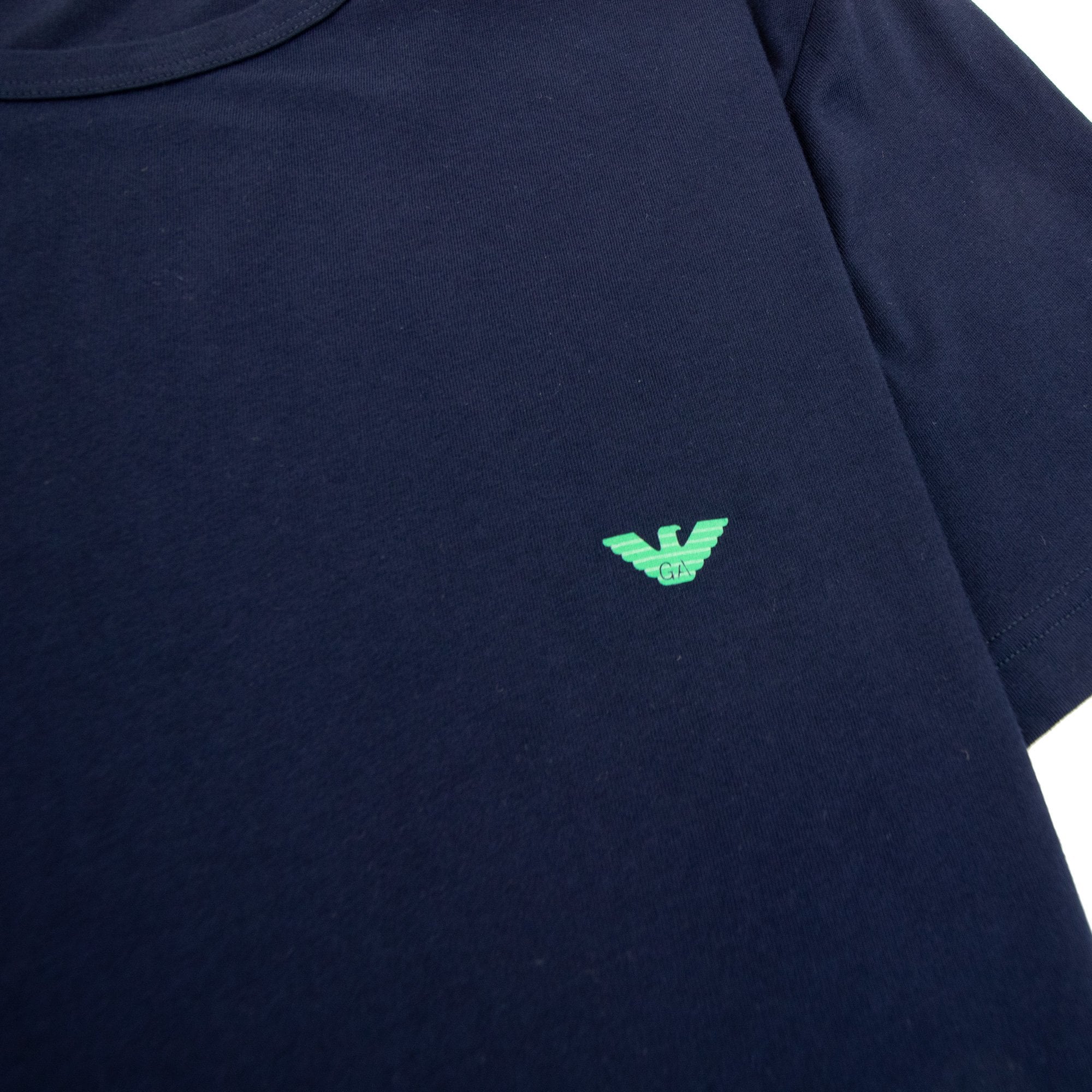 Emporio Armani Printed Logo S/s Tshirt Navy