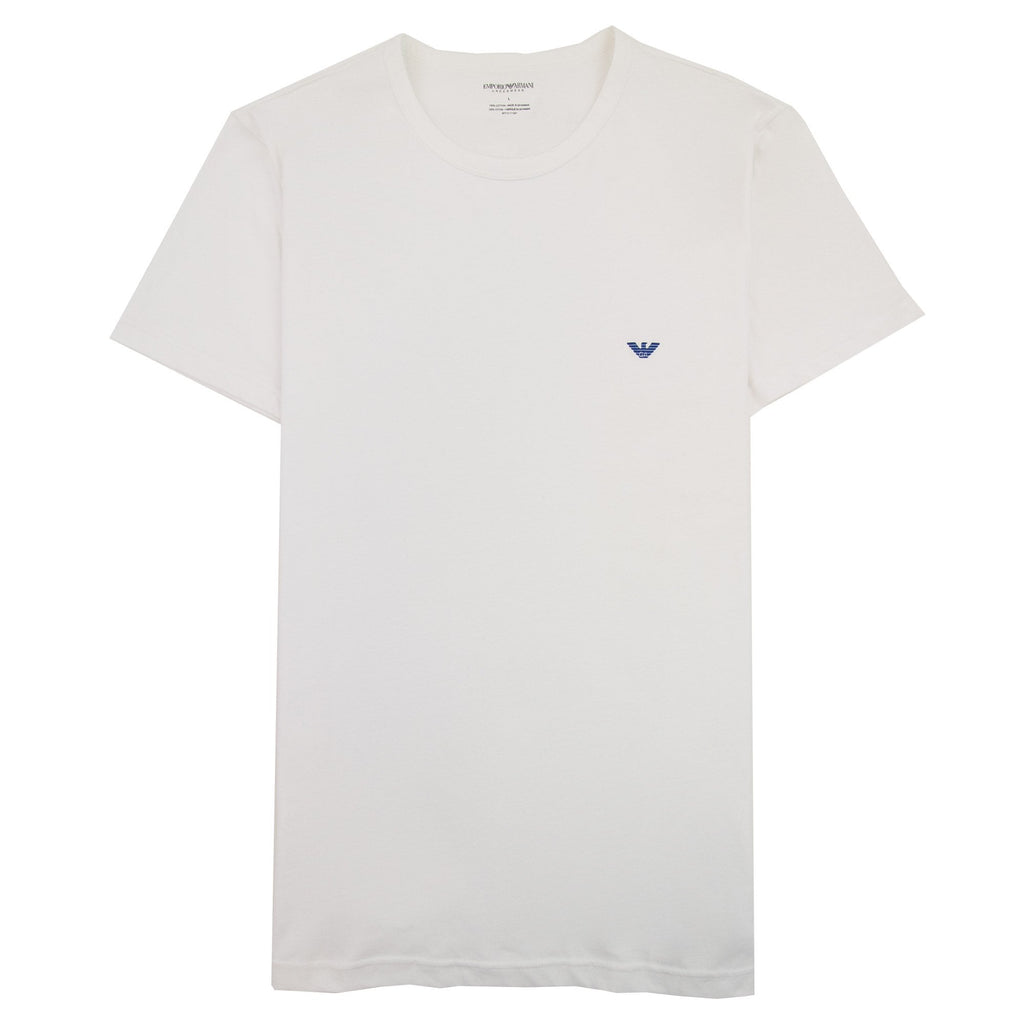 Emporio Armani Eagle Logo T Shirt White/blue