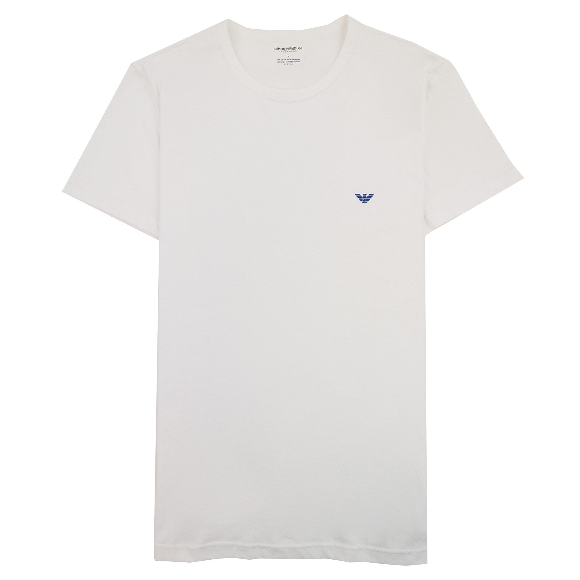 Emporio Armani Eagle Logo T Shirt White/blue