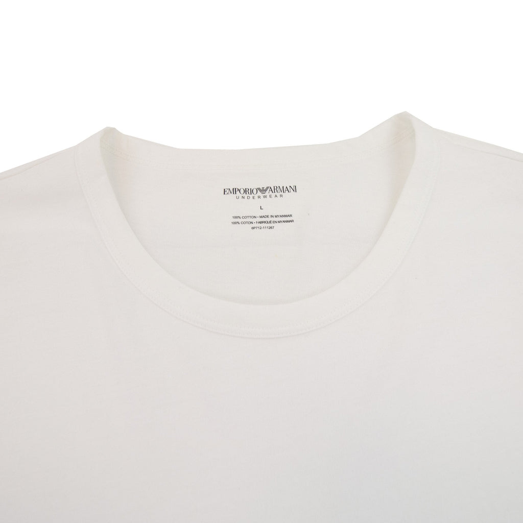 Emporio Armani Eagle Logo T Shirt White/blue