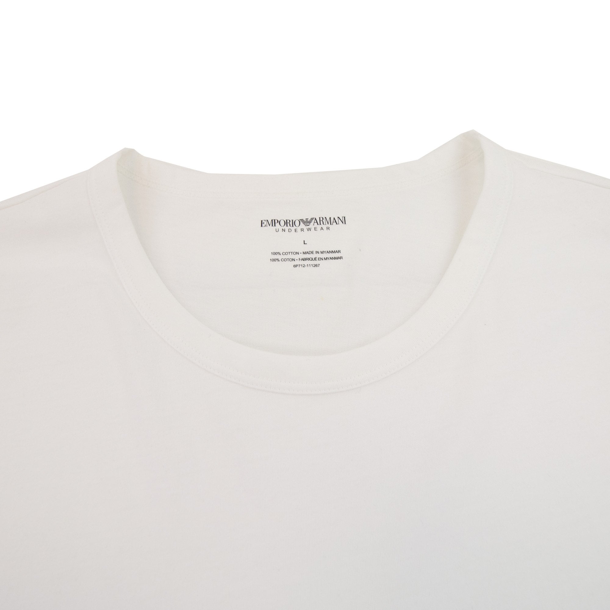 Emporio Armani Eagle Logo T Shirt White/blue