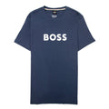 Hugo Boss Organic-cotton T-shirt With Contrast Logo Navy 413