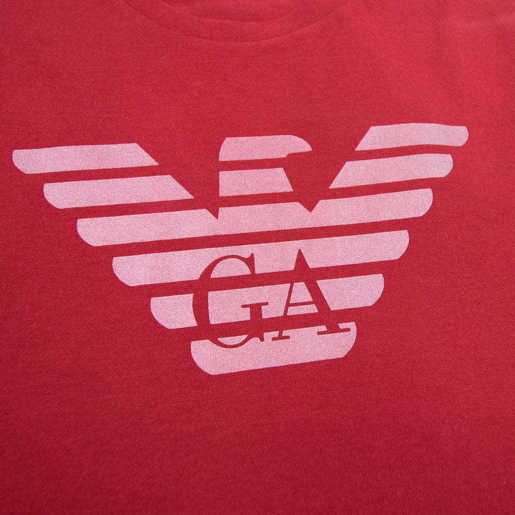 Emporio Armani Double Eagle T-shirt Rosso Red