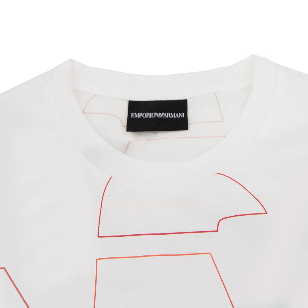 Emporio Armani Double Eagle Logo T Shirt White