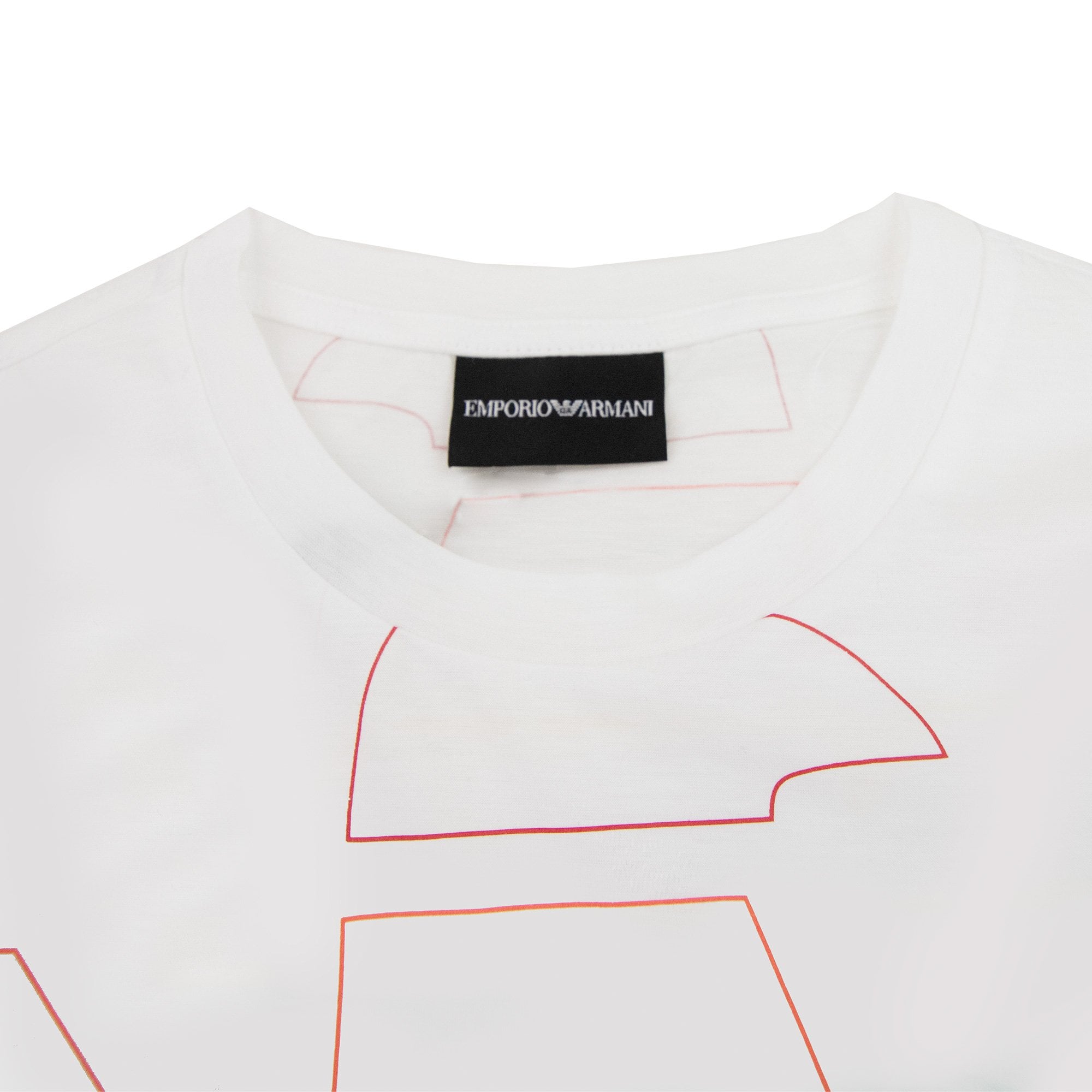 Emporio Armani Double Eagle Logo T Shirt White