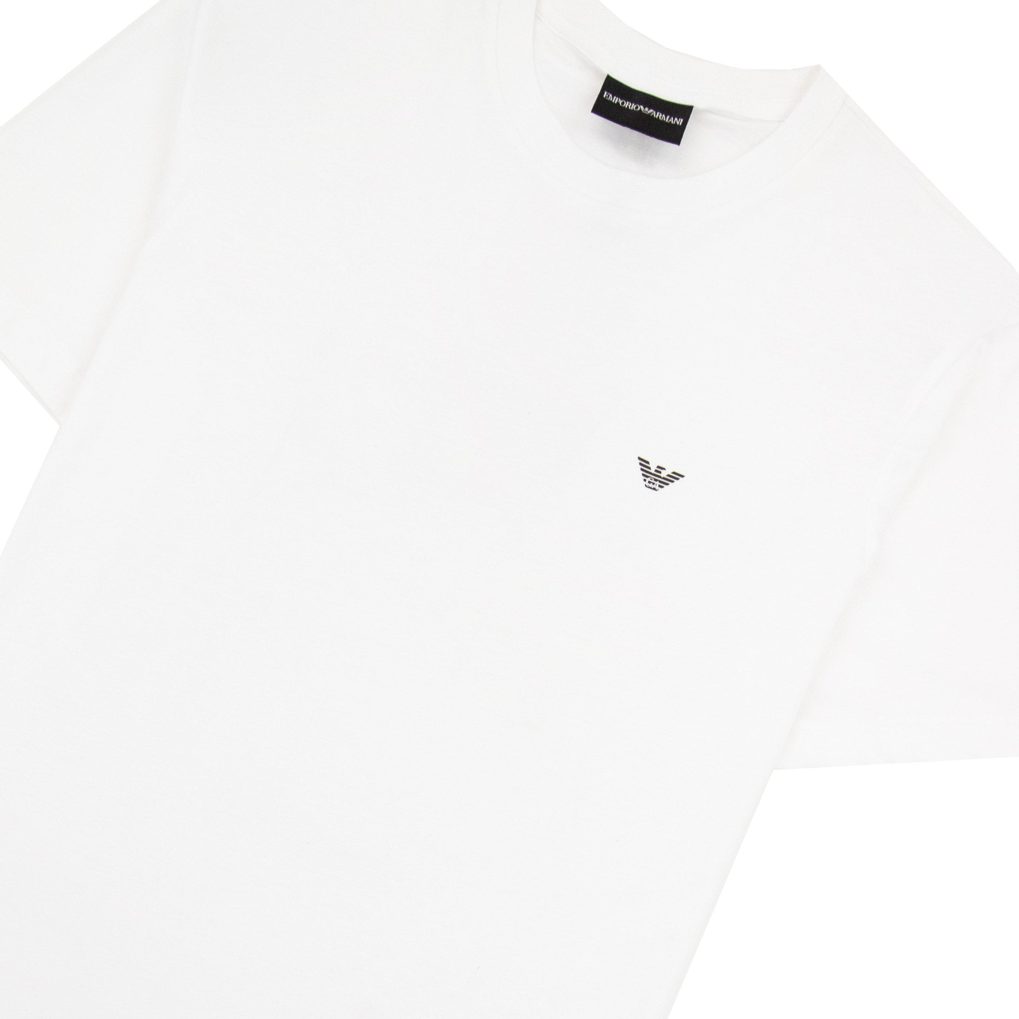 Emporio Armani Eagle Small Logo T Shirt White