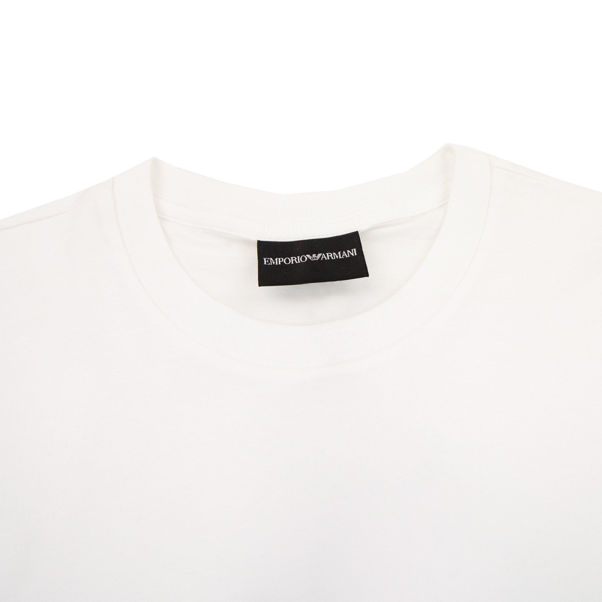Emporio Armani Eagle Small Logo T Shirt White