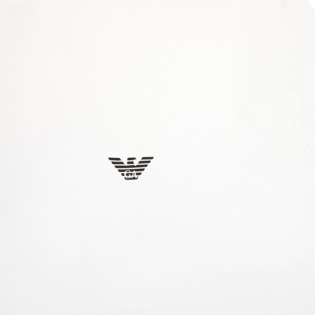 Emporio Armani Eagle Small Logo T Shirt White