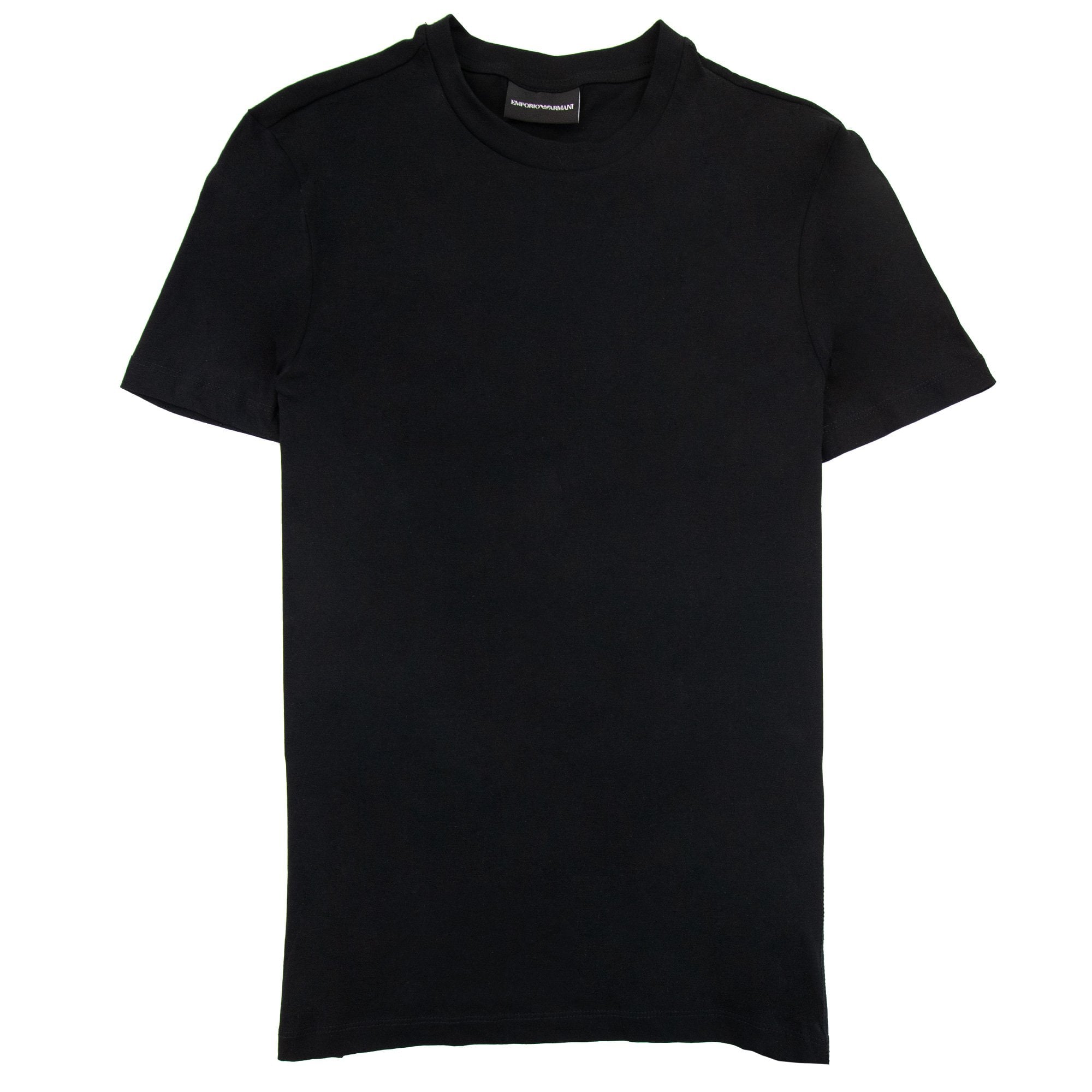 Emporio Armani Eagle Side Taping T-shirt Black