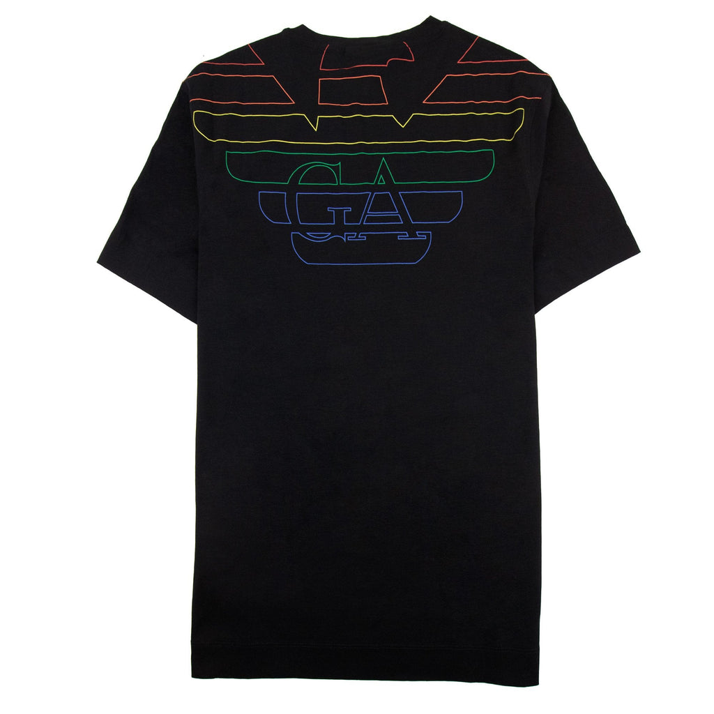 Emporio Armani Double Eagle Logo T Shirt Black