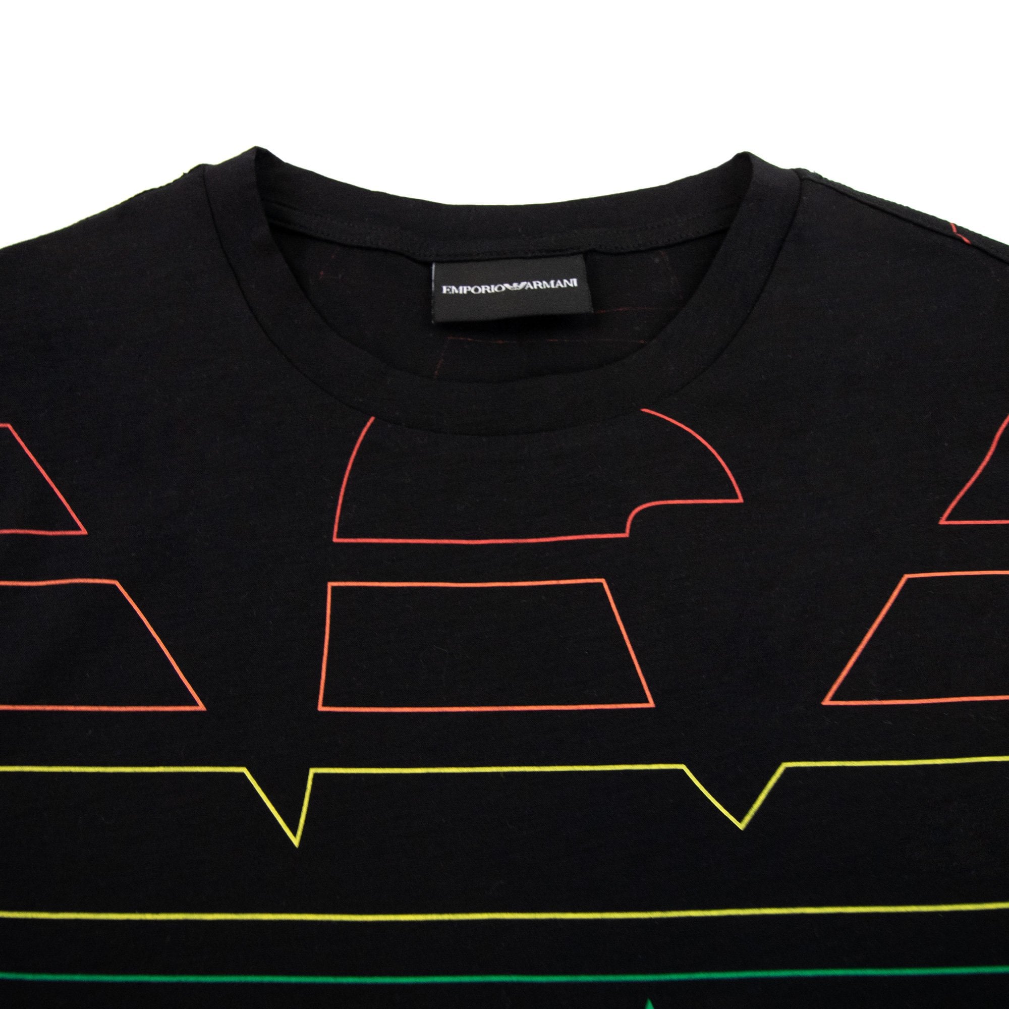 Emporio Armani Double Eagle Logo T Shirt Black