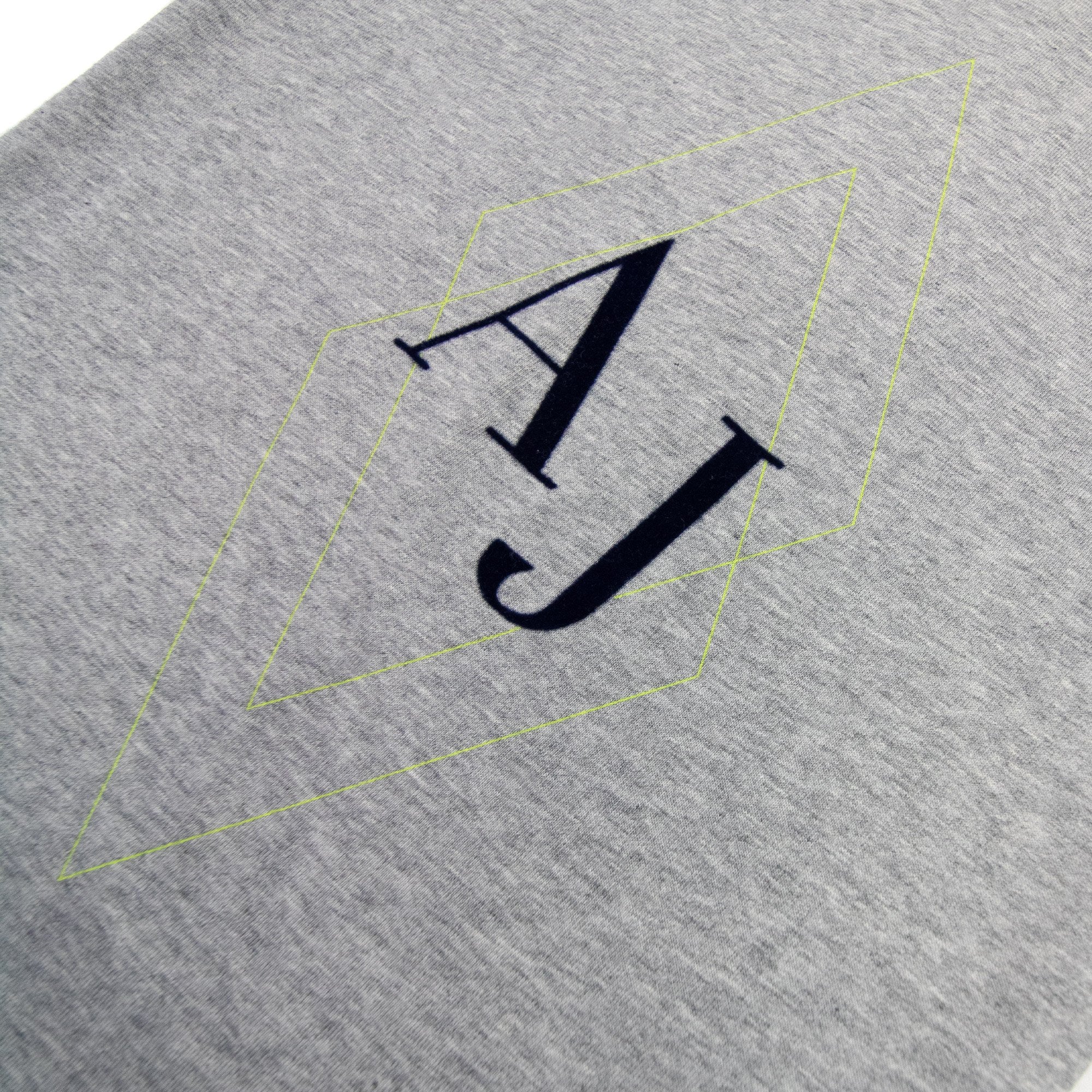 Armani Junior Aj Logo Crewneck T Shirt Grey Melange