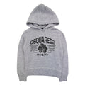 Dsquared2 Kids Logo Print Hoodied Sweatshirt Grey