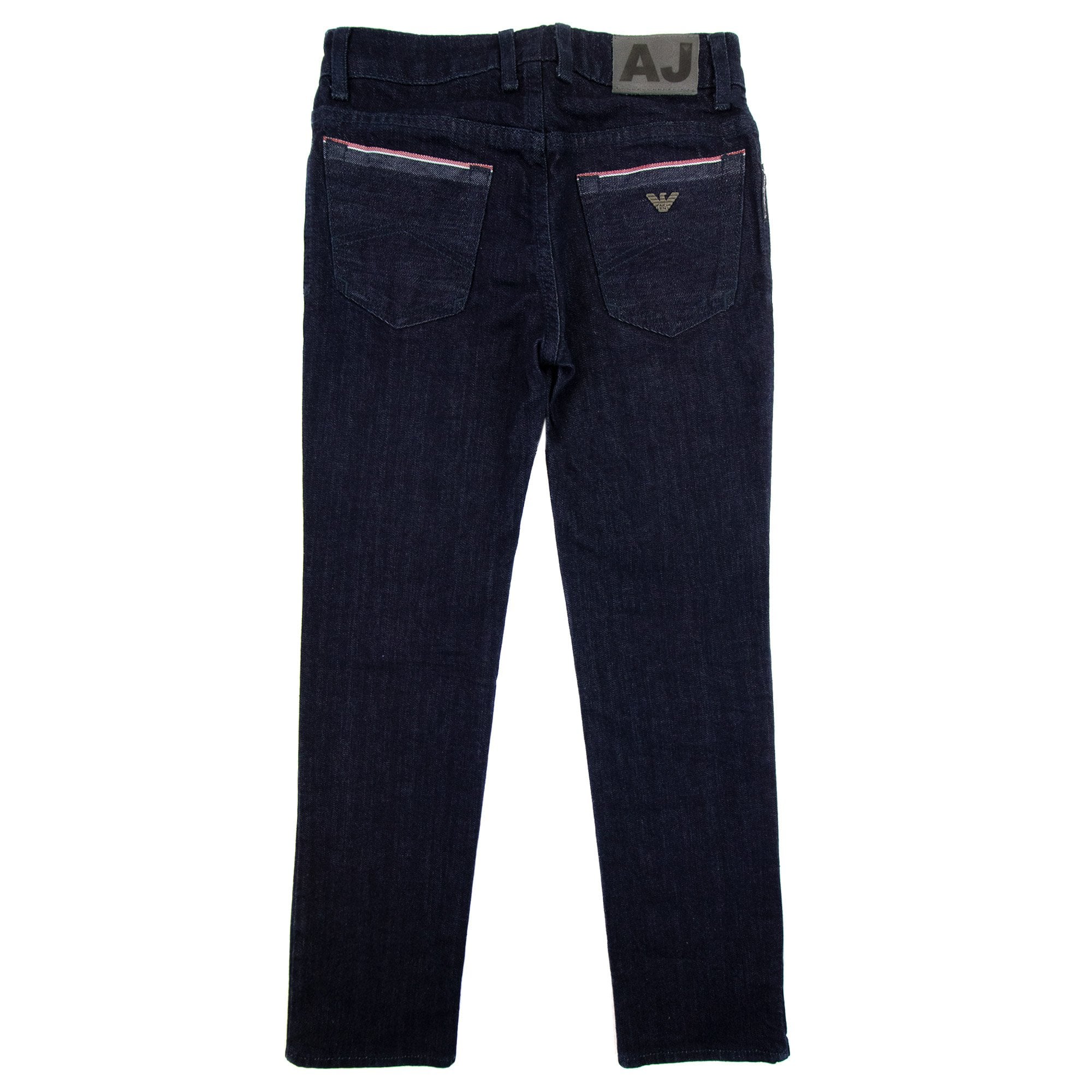 Armani Junior Five Pocket Dark Denim Jeans Dark Denim