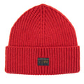 Armani Jeans Metal Logo Beanie Red