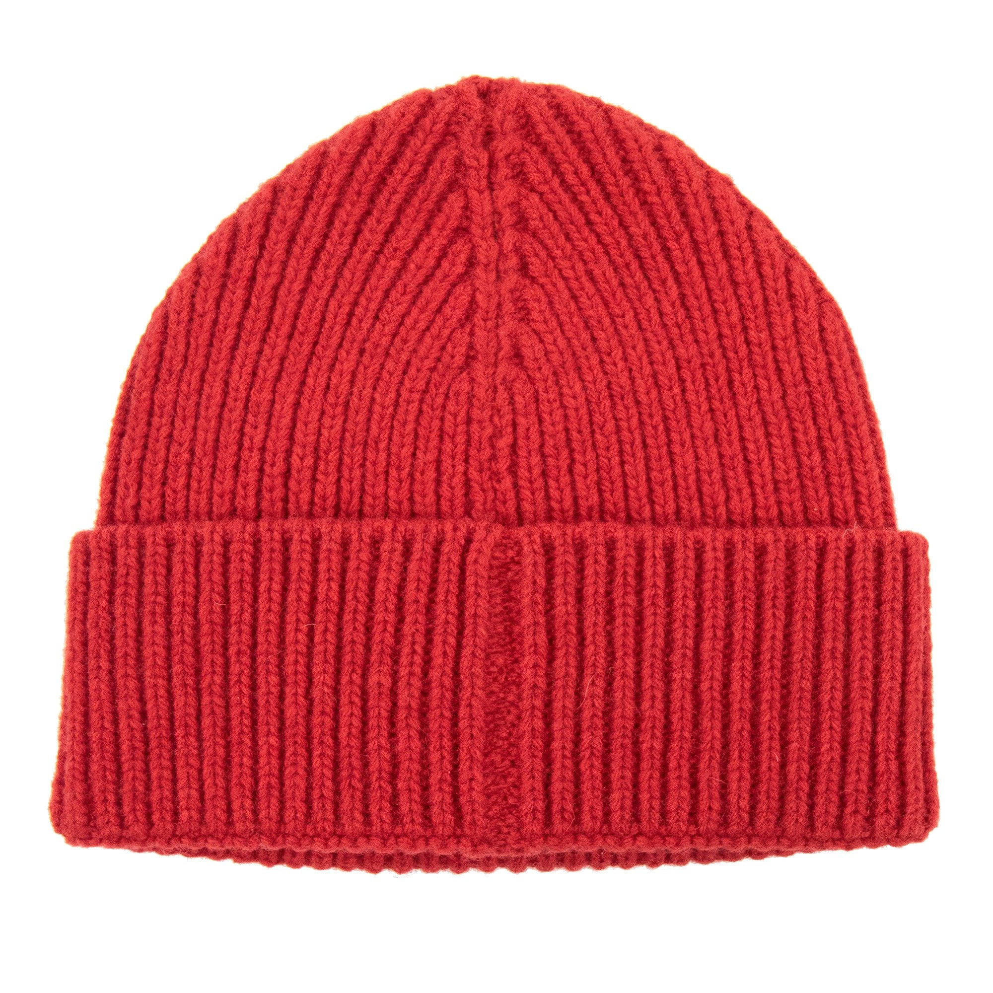 Armani Jeans Metal Logo Beanie Red