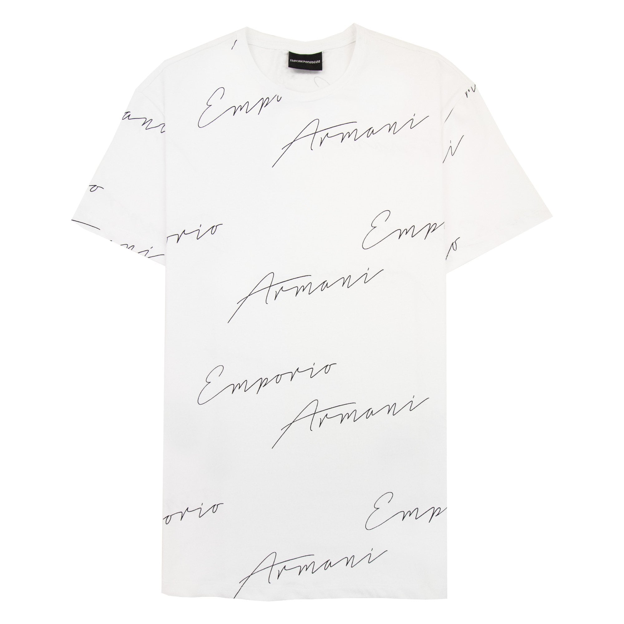 Emporio Armani Signiture Logo T Shirt White