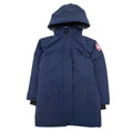 Canada Goose Trillium Parka With Trim Hood Atlantic Navy