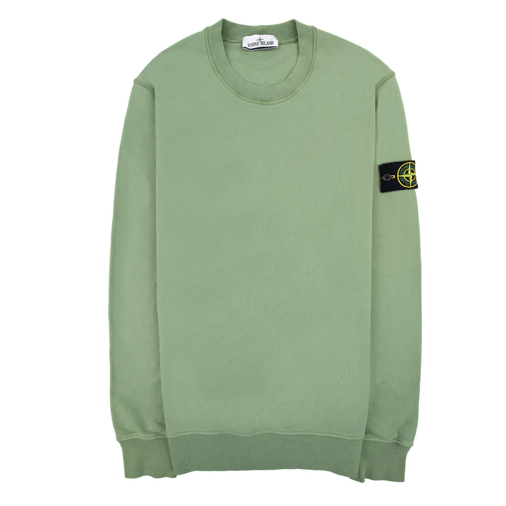 Stone Island 63051 Crewneck Sweatshirt Green V0055