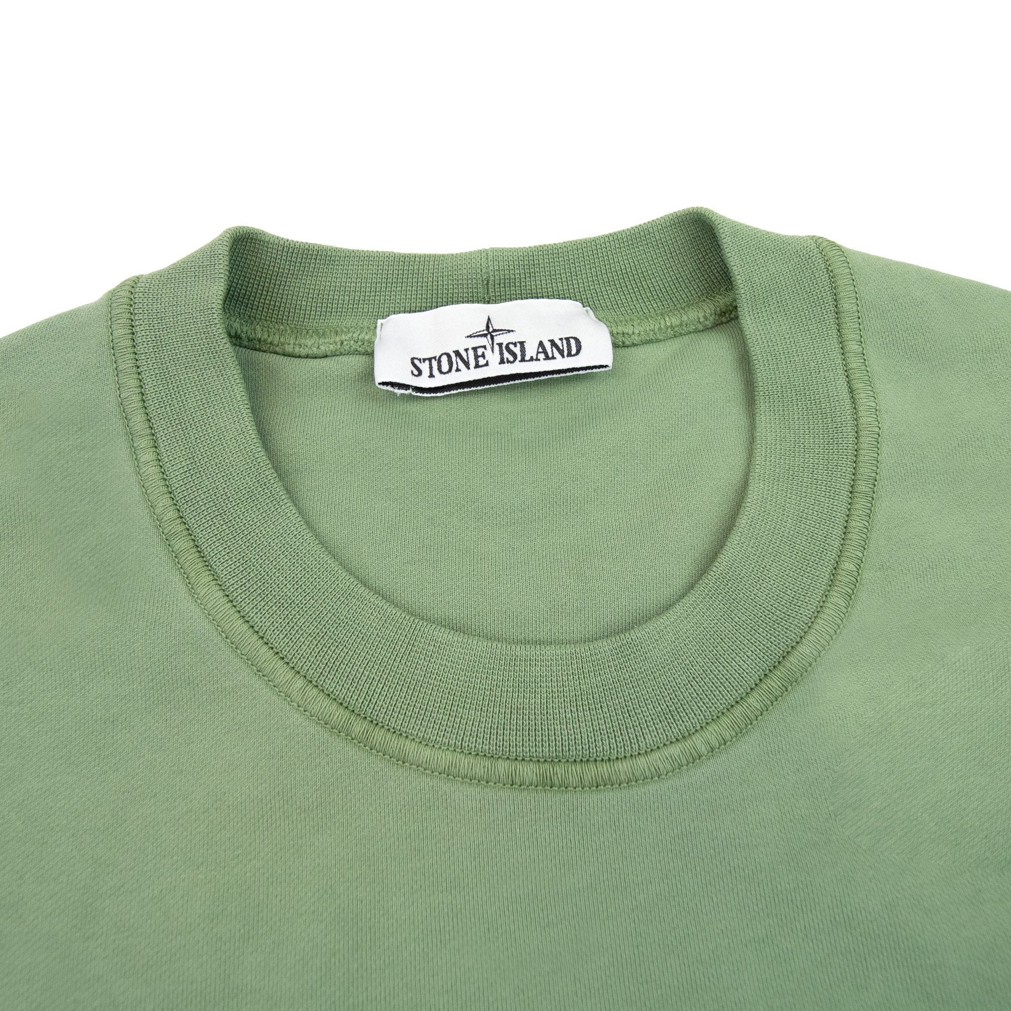 Stone Island 63051 Crewneck Sweatshirt Green V0055