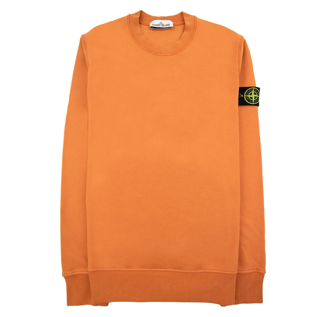Stone Island 63051 Crewneck Sweatshirt Sienna Brown V0073
