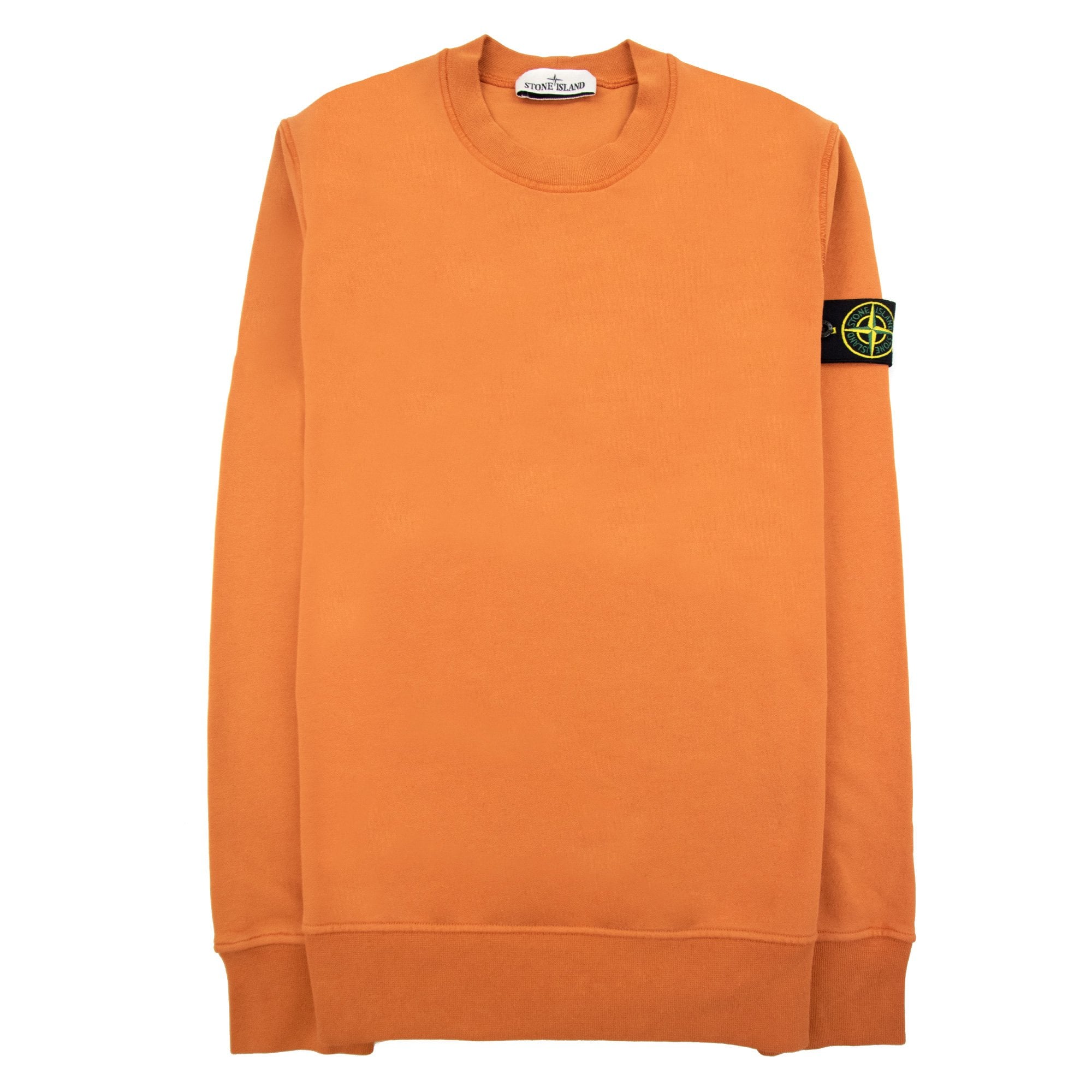 Stone Island 63051 Crewneck Sweatshirt Sienna Brown V0073