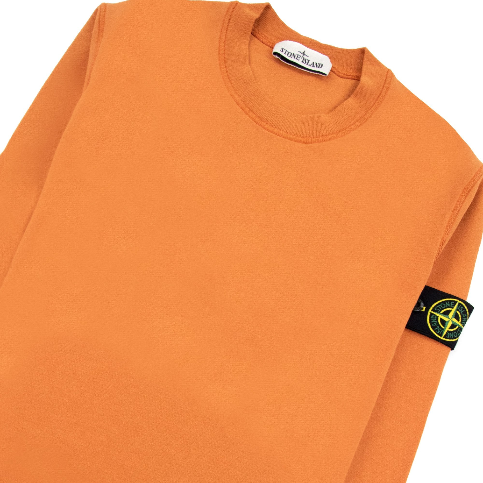 Stone Island 63051 Crewneck Sweatshirt Sienna Brown V0073