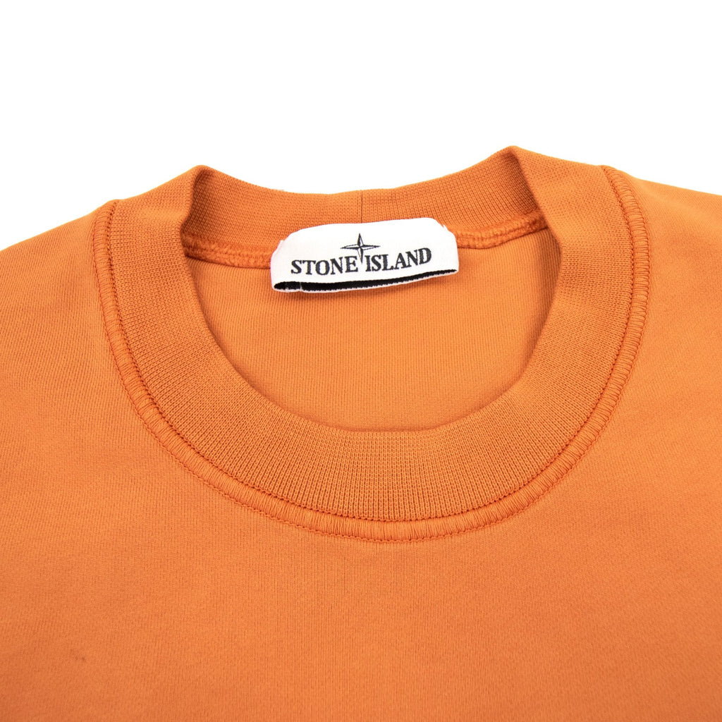 Stone Island 63051 Crewneck Sweatshirt Sienna Brown V0073