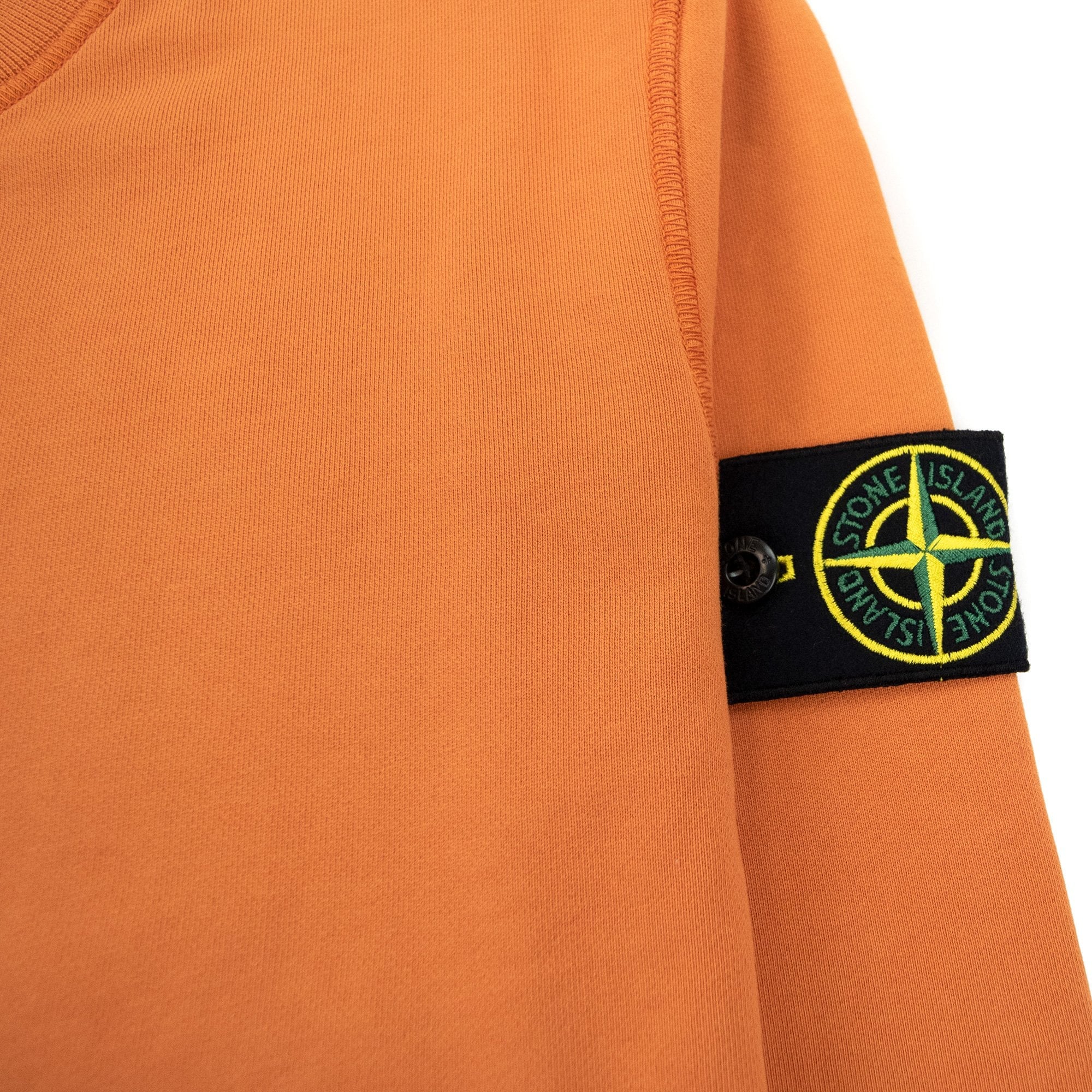 Stone Island 63051 Crewneck Sweatshirt Sienna Brown V0073
