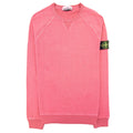 Stone Island 66360 Malfile Fleece Garment Dayed Sweatshirt Cyclamen V0087