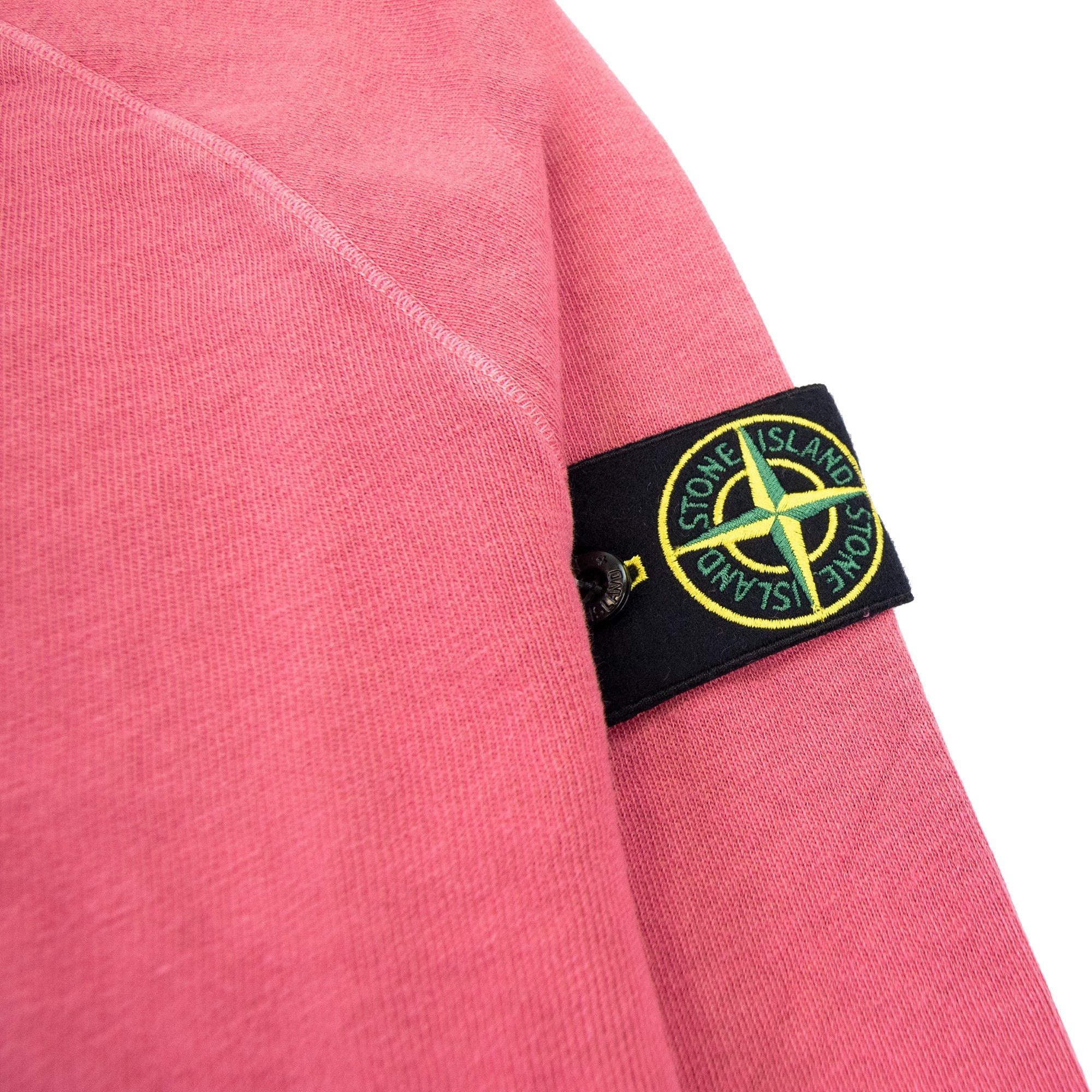 Stone Island 66360 Malfile Fleece Garment Dayed Sweatshirt Cyclamen V0087