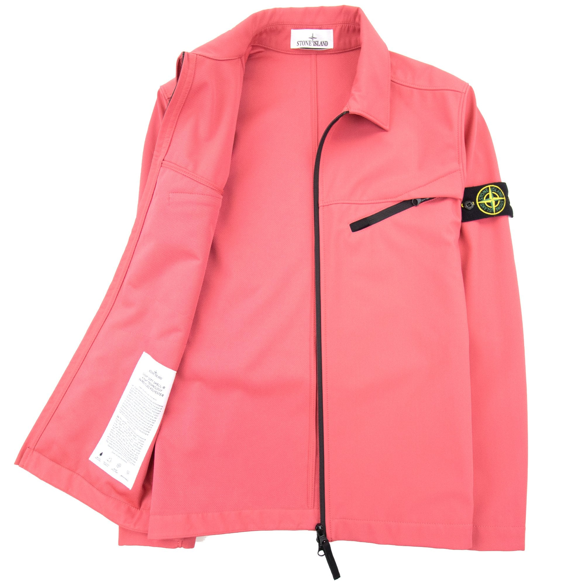 Stone Island 41027 R_e.dye Light Soft Shell Jacket Cyclamen V0087