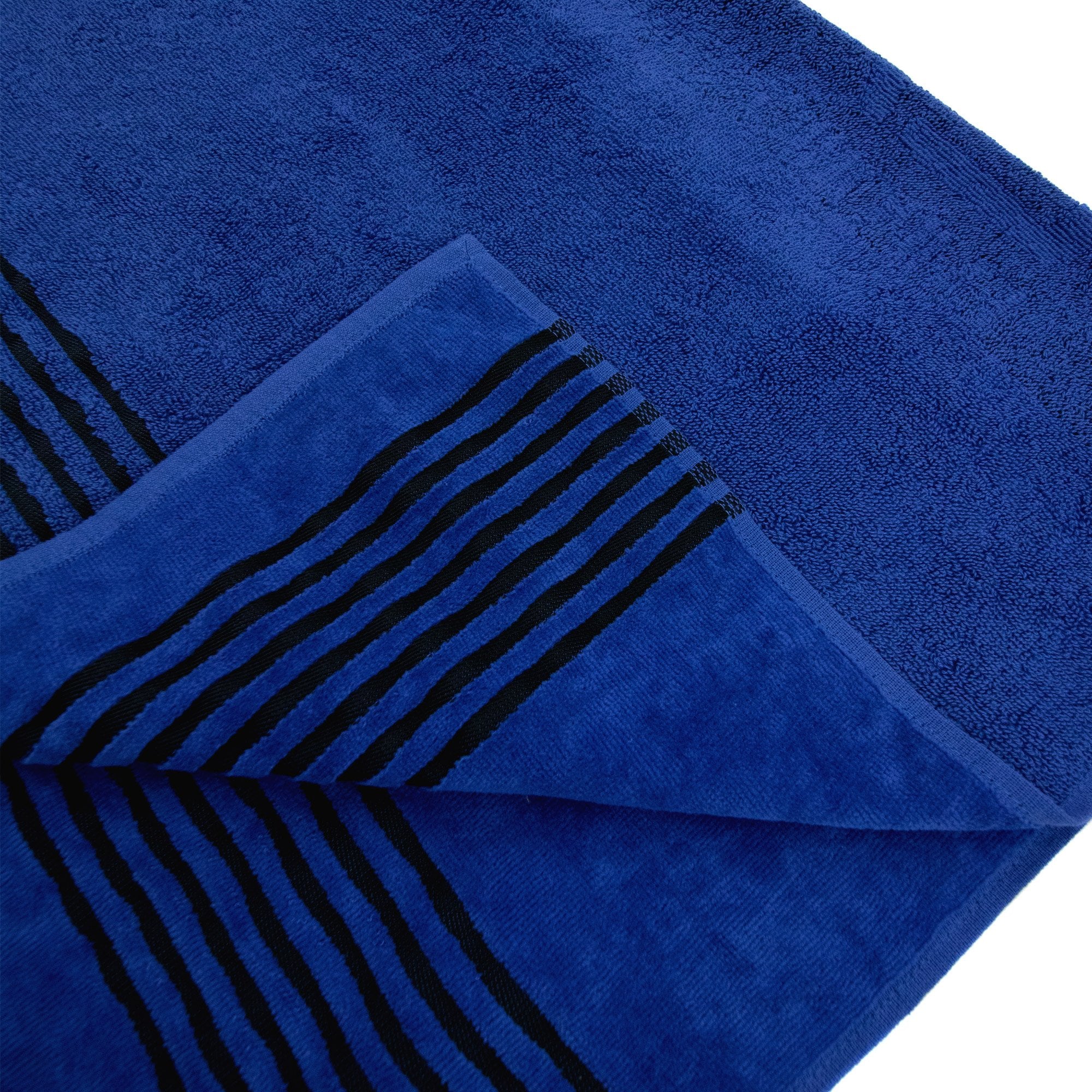 Ea7 Logo Cotton Gym Towel Blue