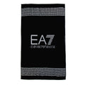 Ea7 Logo Cotton Gym Towel Black