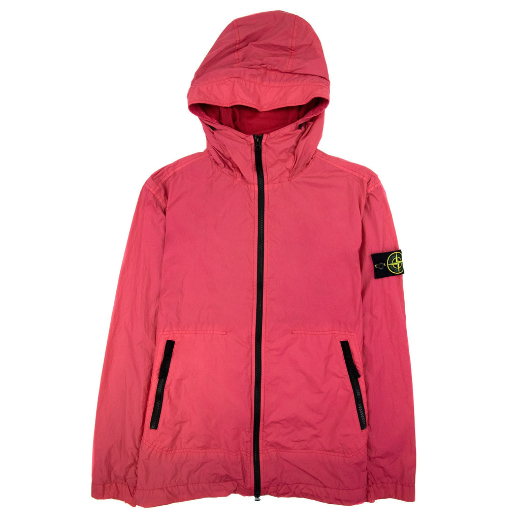Stone Island 40522 Garment Dyed Crinkle Reps Ny Jacket Cyclamen V0087