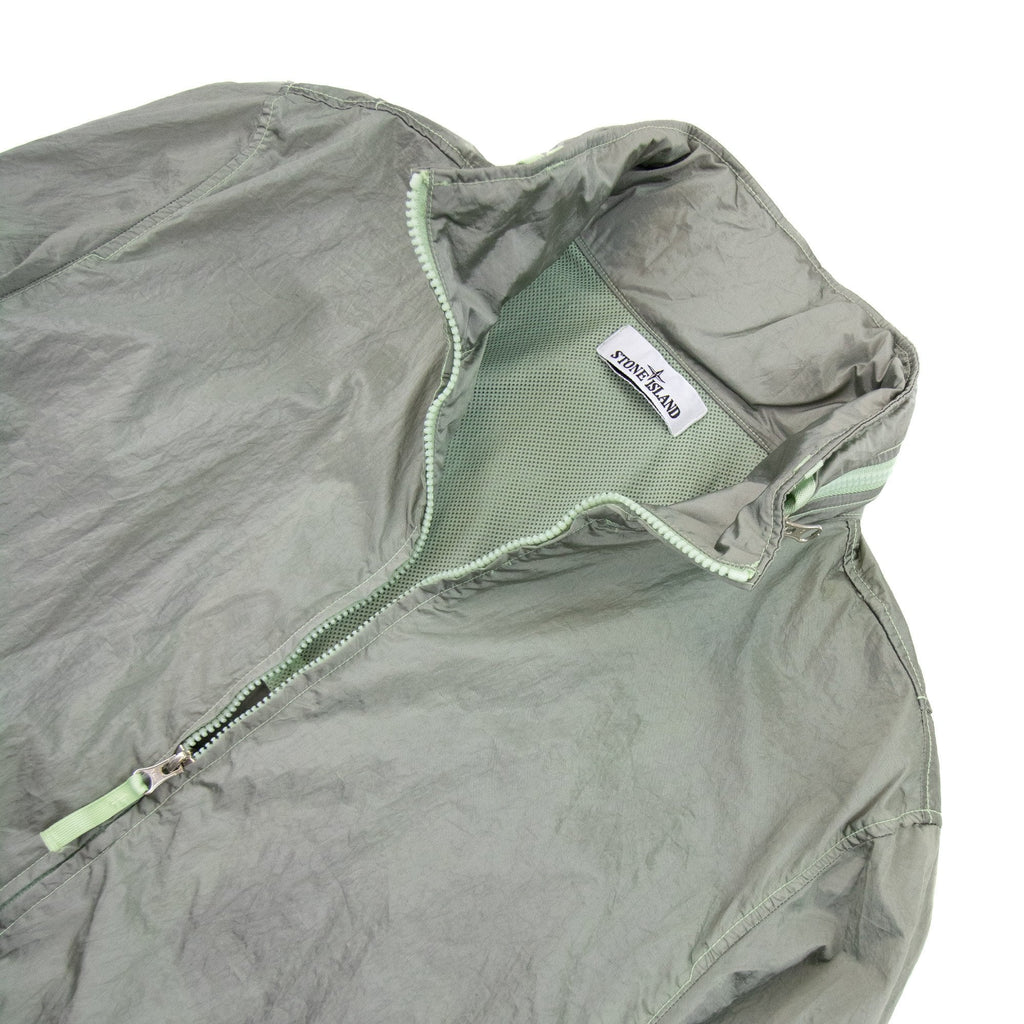 Stone Island 41920 Tc In Econyl Nylon Metal Jacket Green V0052