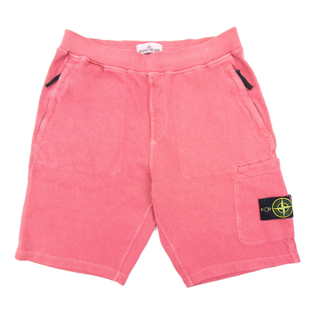 Stone Island 64060 Old Treatment Bermuda Short Cyclamen V0087