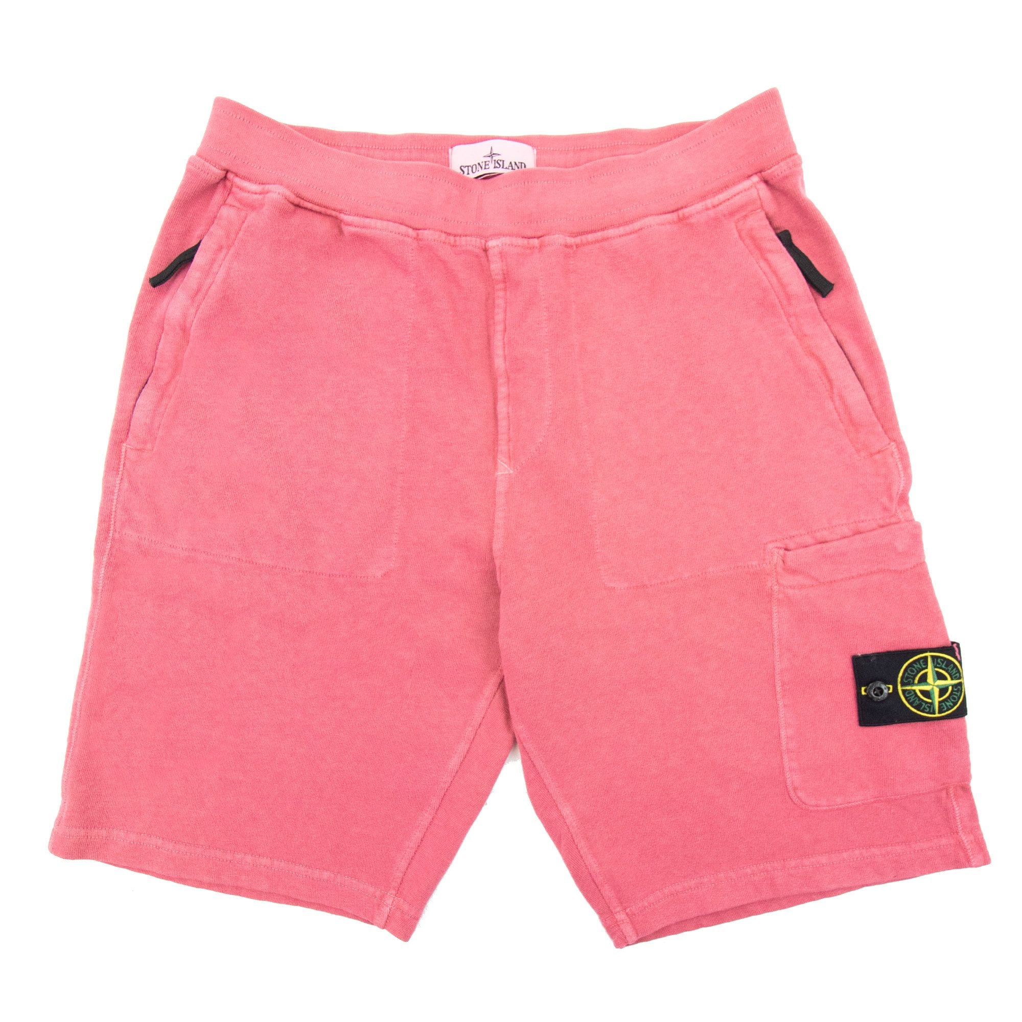 Stone Island 64060 Old Treatment Bermuda Short Cyclamen V0087