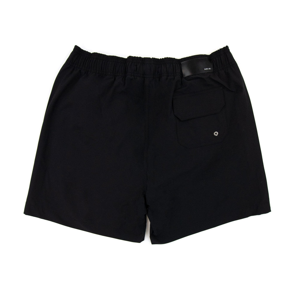 Amiri Vertical Logo Swim Shorts Black