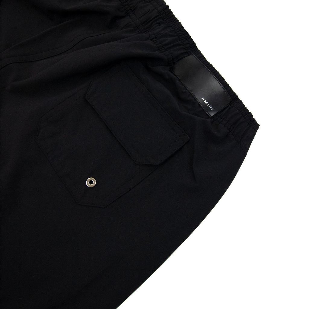 Amiri Vertical Logo Swim Shorts Black