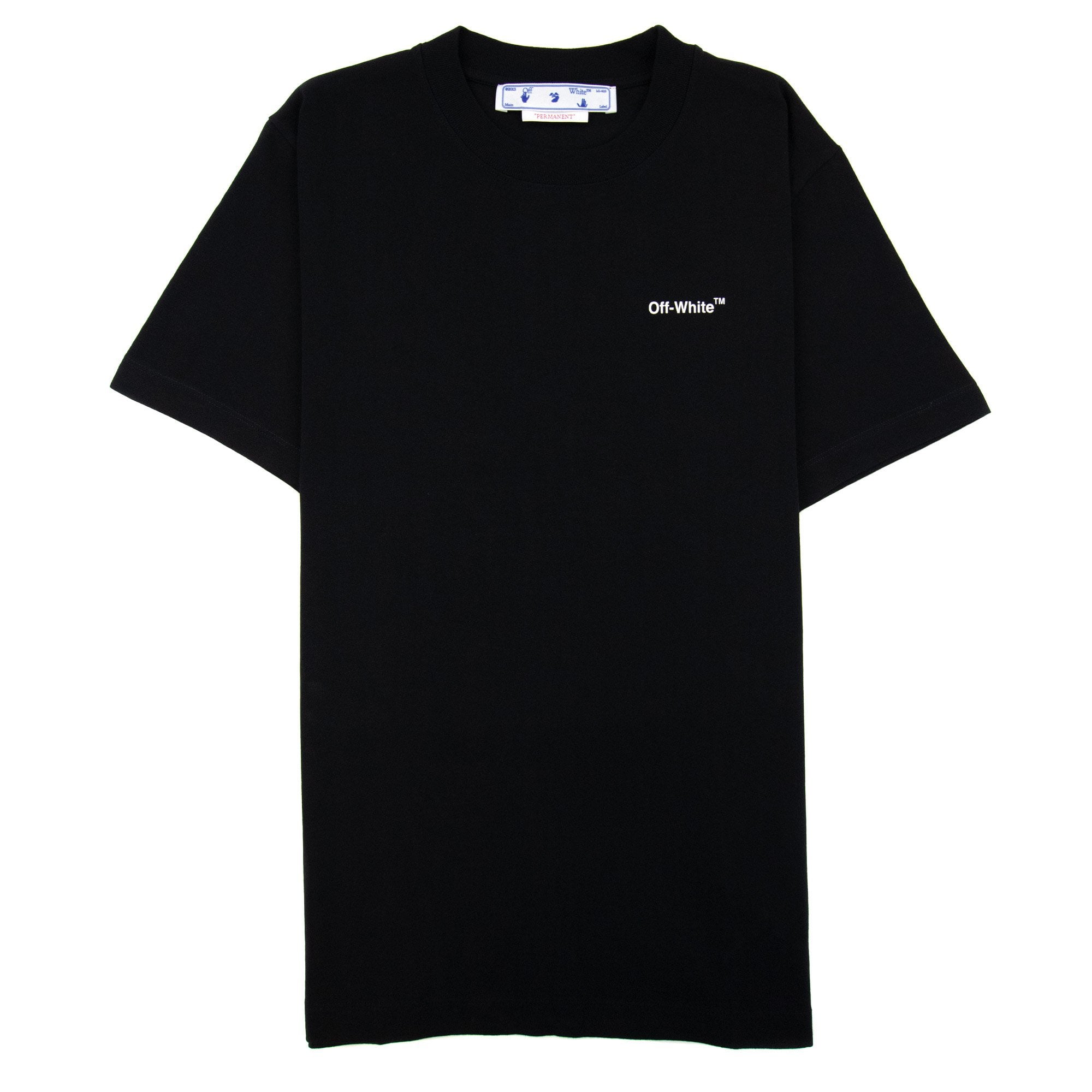 Off White Caravage Arrow Slim S/s T Shirt Black/white