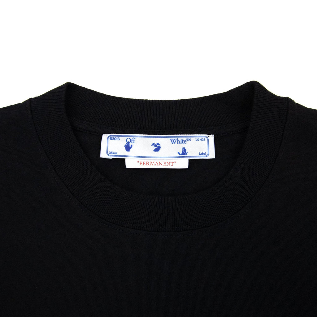 Off White Caravage Arrow Slim S/s T Shirt Black/white