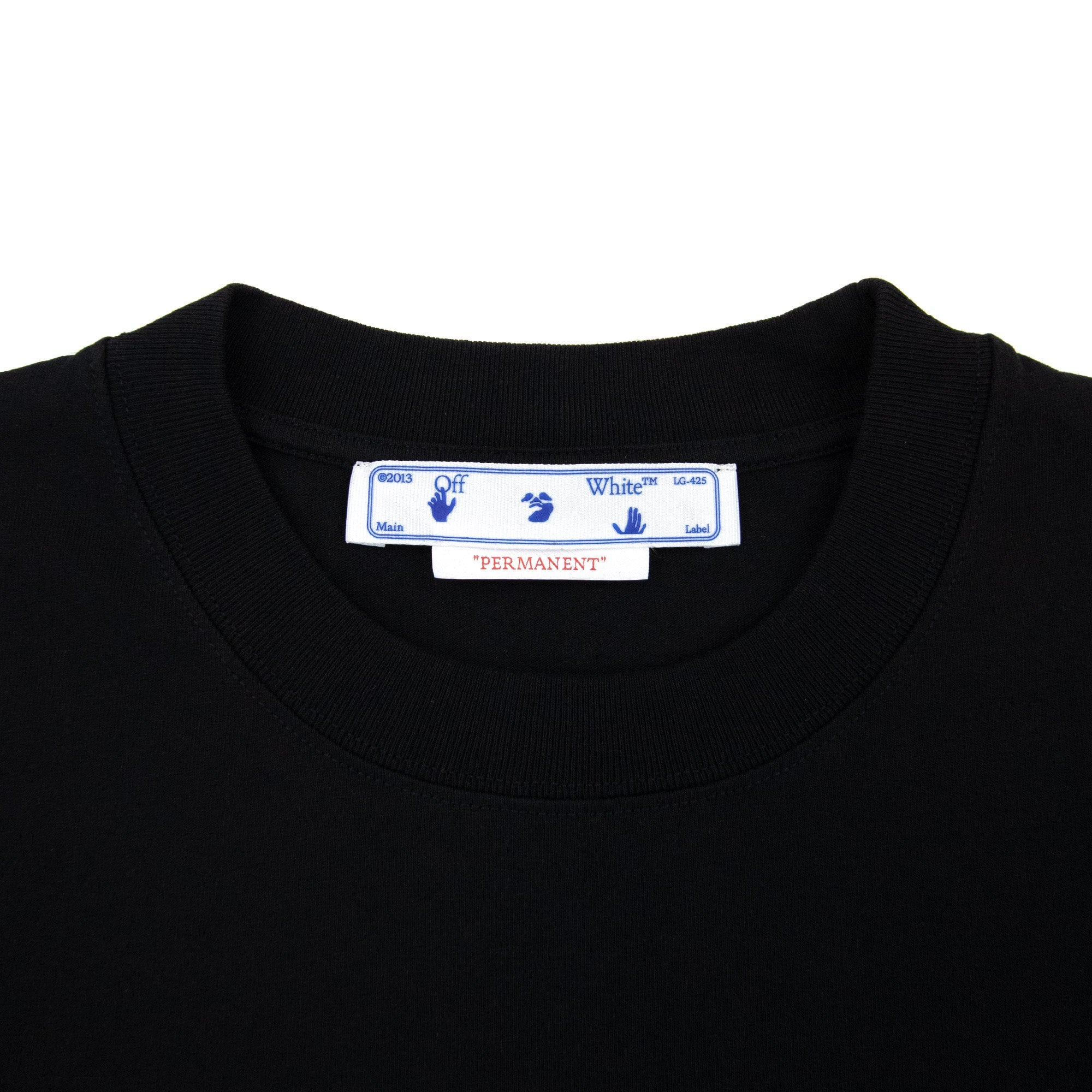 Off White Caravage Arrow Slim S/s T Shirt Black/white