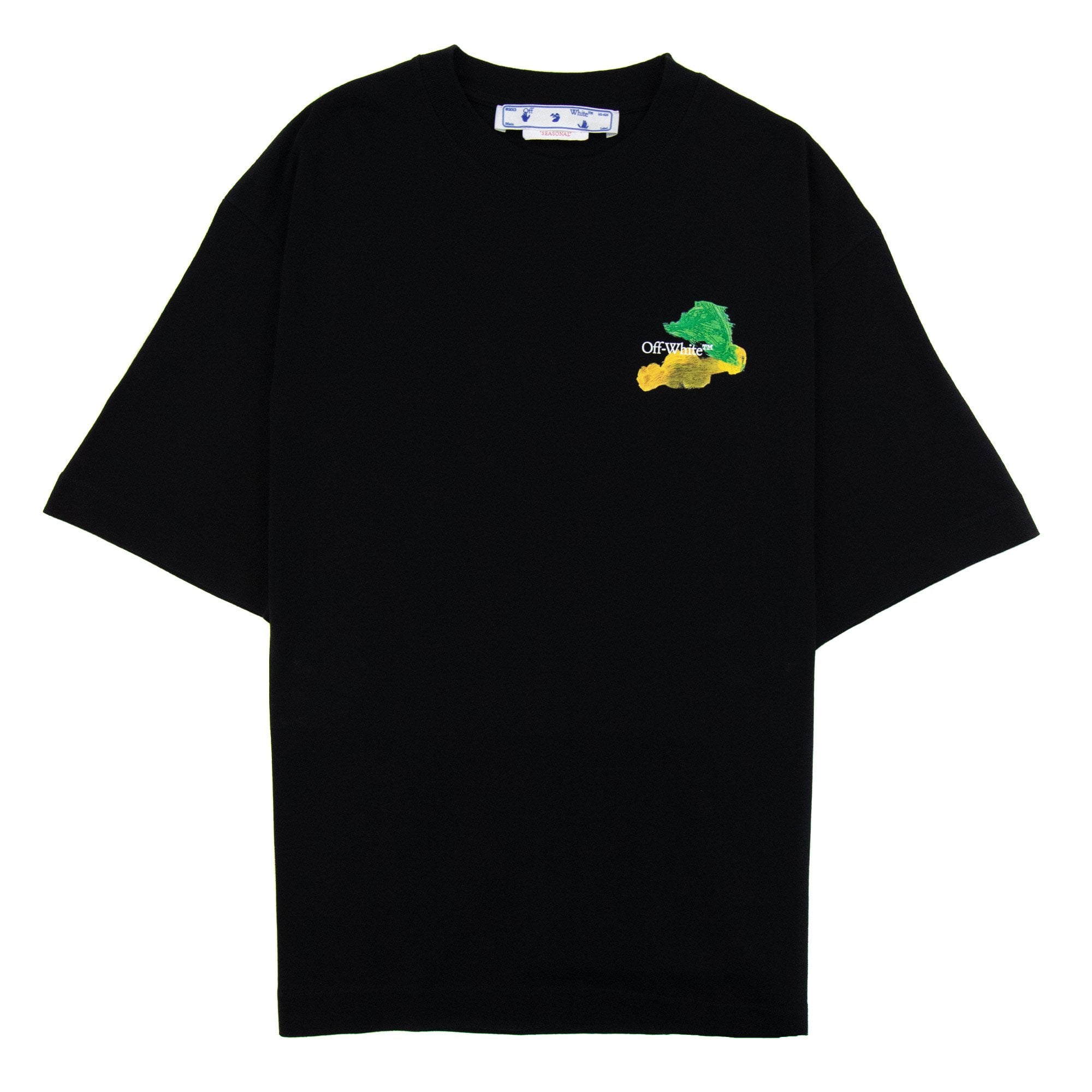 Off White Brush Arr Over Skate S/s T Shirt Black Multi