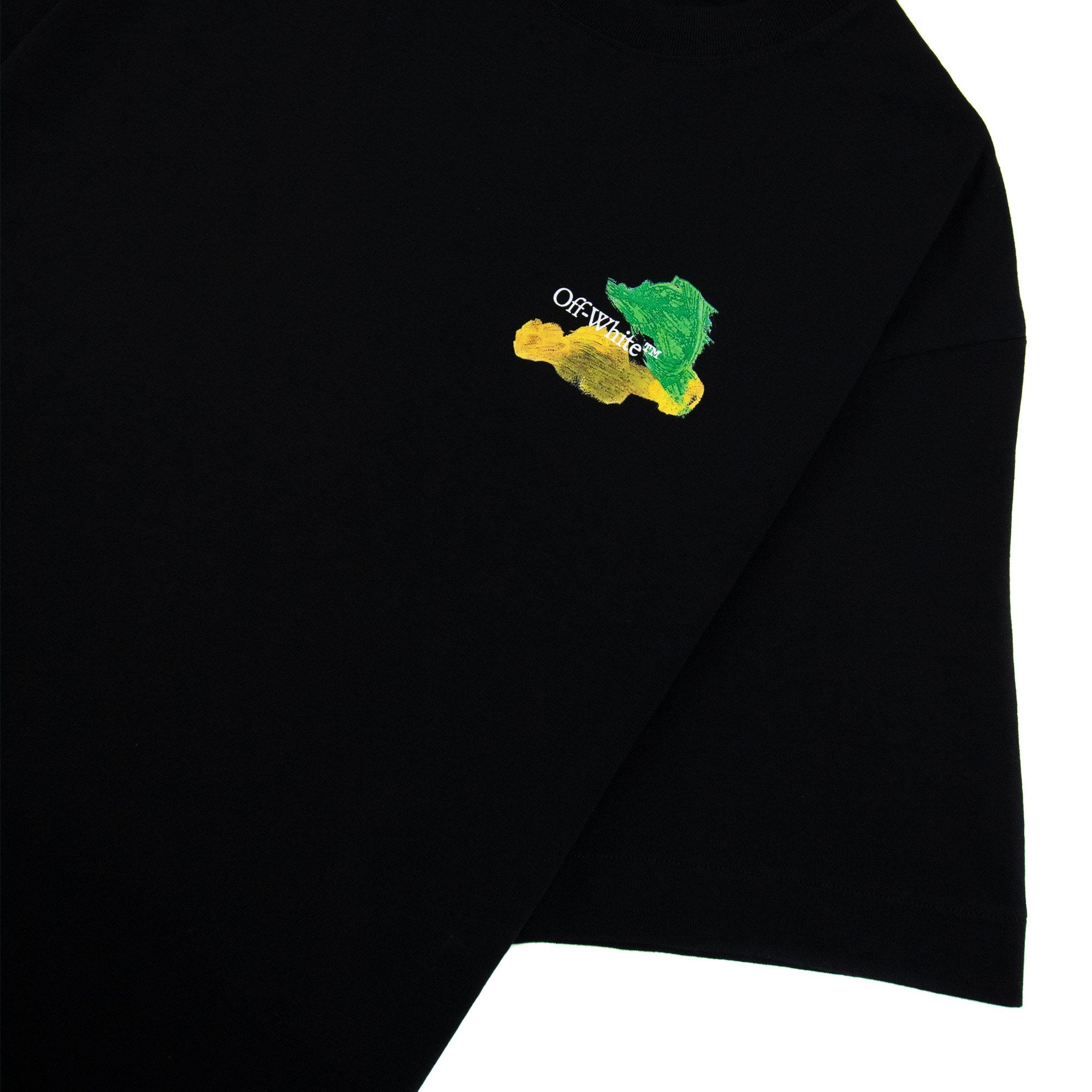 Off White Brush Arr Over Skate S/s T Shirt Black Multi